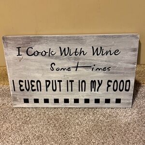 Humorous Kitchen Wall Sign